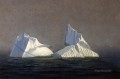 Icebergs seascape William Bradford